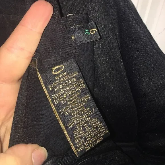 Grass jeans collection size 6 medium fitted black sleeveless dress - Picture 5 of 6